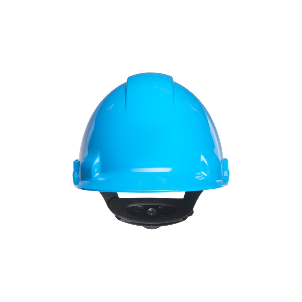 Elmetto 3M, G3000NUV-BB, colore blu, Uvicator, ventilato, con fascia antisudore in plastica, non indossato