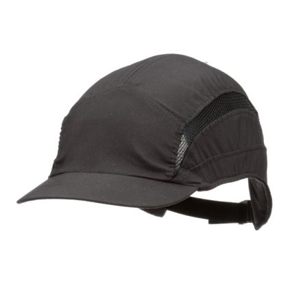 Bump Cap First Base 3 3M, 2030610, colore nero, visiera ridotta.