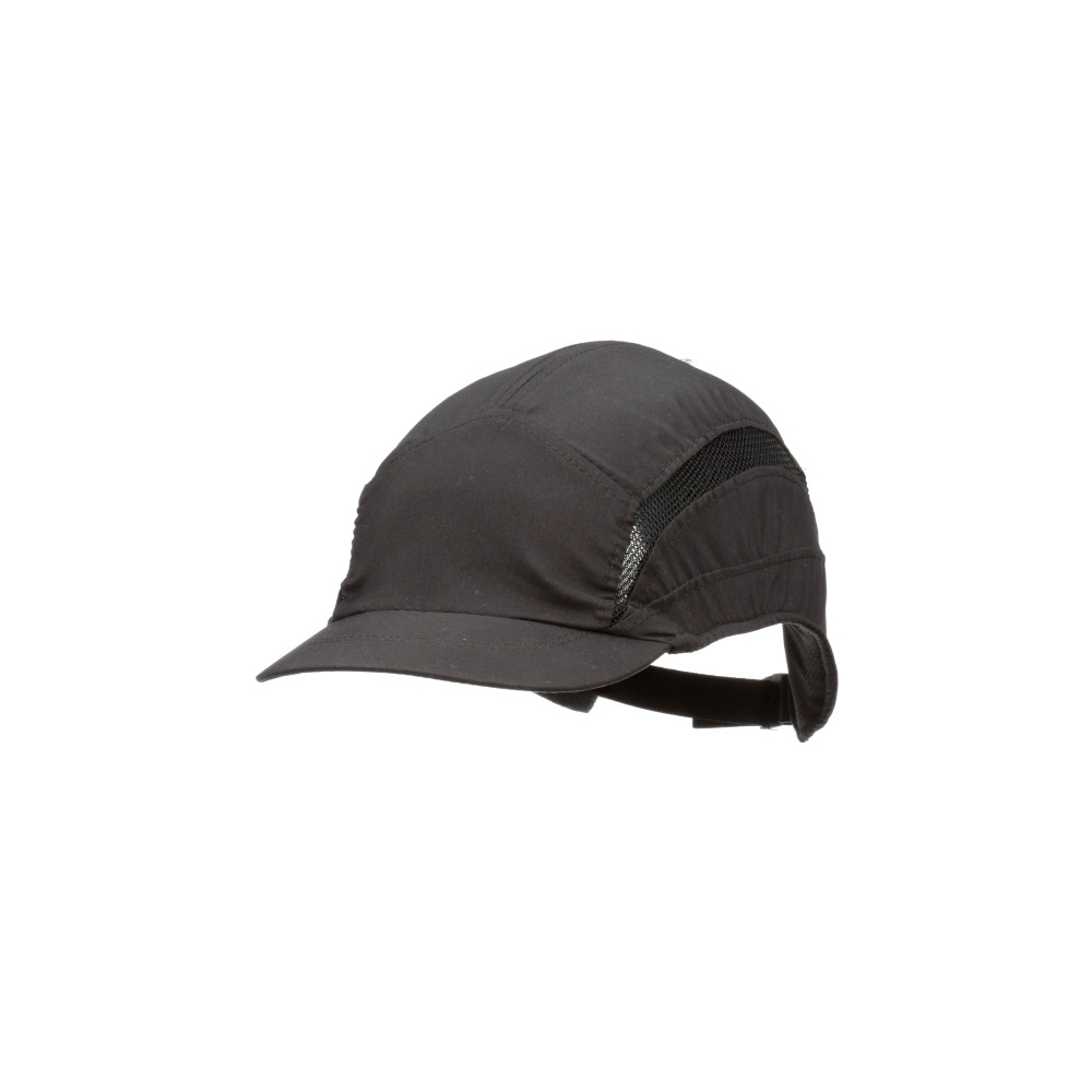 Bump Cap First Base 3 3M, 2030610, colore nero, visiera ridotta.