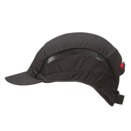 Bump Cap First Base 3 3M, 2030610, colore nero, visiera ridotta.