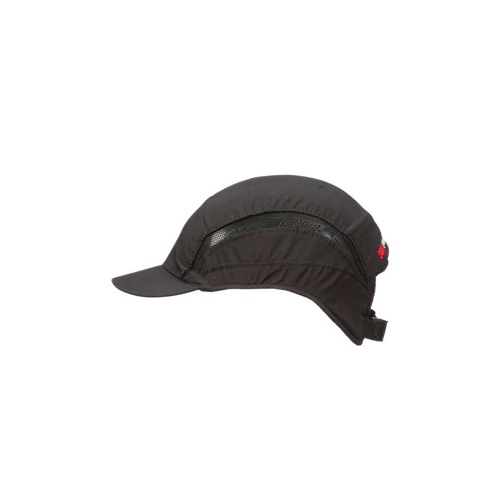 Bump Cap First Base 3 3M, 2030610, colore nero, visiera ridotta.