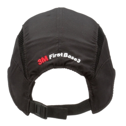 Bump Cap First Base 3 3M, 2030610, colore nero, visiera ridotta.