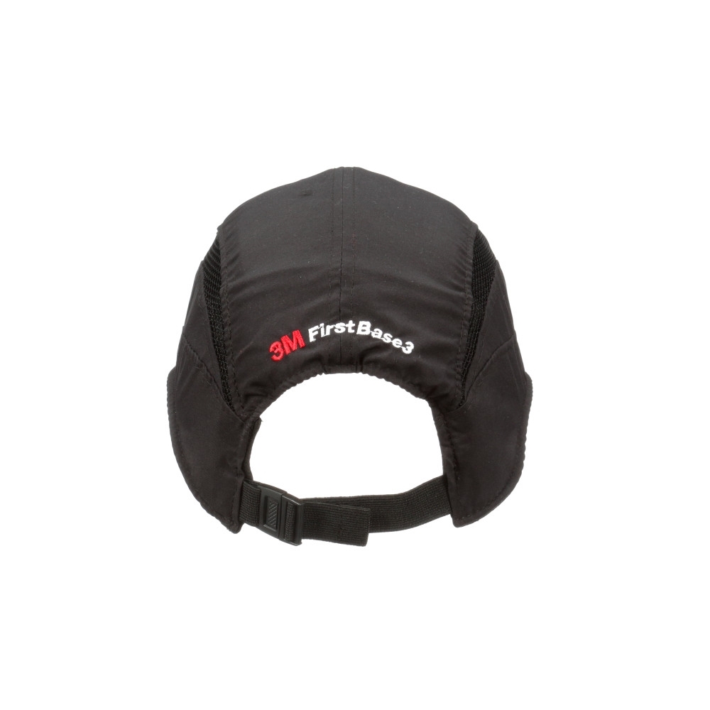 Bump Cap First Base 3 3M, 2030610, colore nero, visiera ridotta.