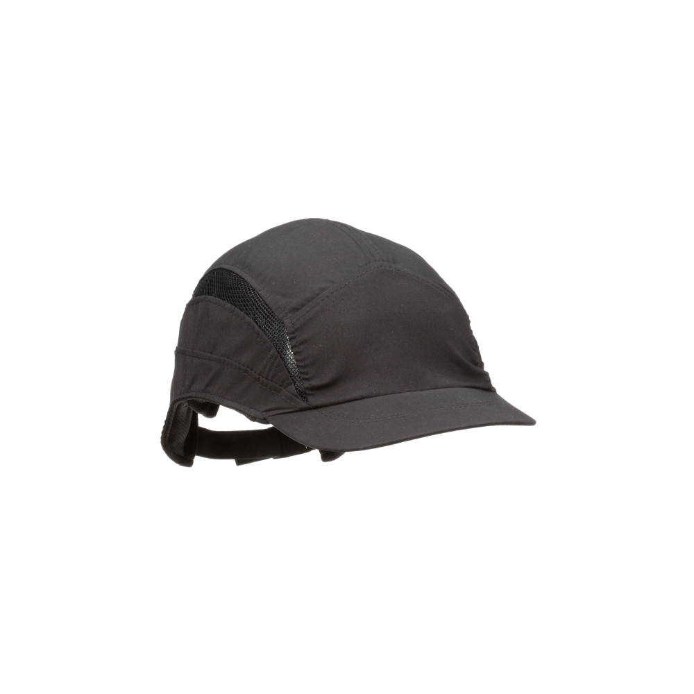 Bump Cap First Base 3 3M, 2030610, colore nero, visiera ridotta.