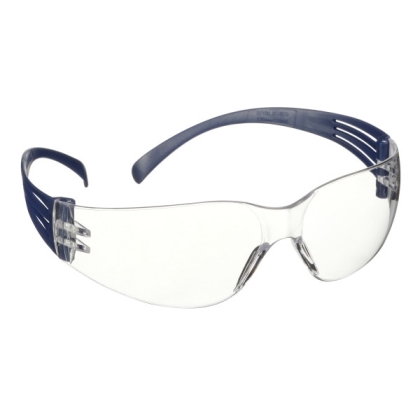 Occhiali 3M, SF101AF-BLU-EU, lenti trasparenti, montatura blu, non indossati