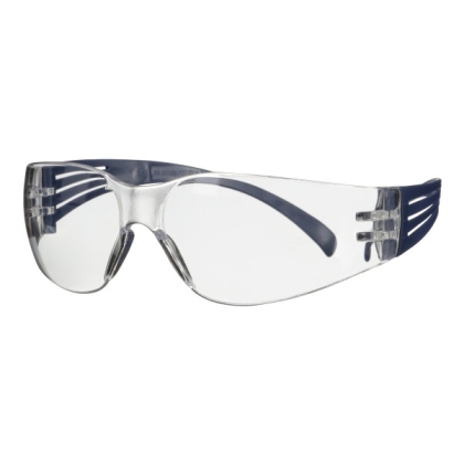 Occhiali 3M, SF101AF-BLU-EU, lenti trasparenti, montatura blu, non indossati