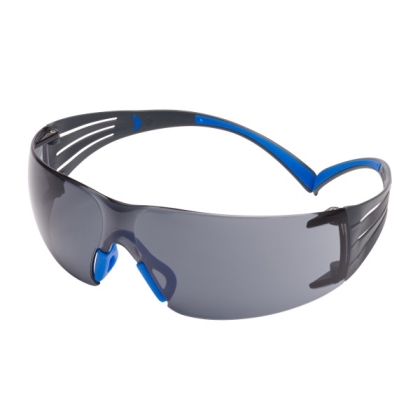 Occhiali 3M, SF402SGAF-BLU, lenti grigie, montatura blu/grigia, non indossati