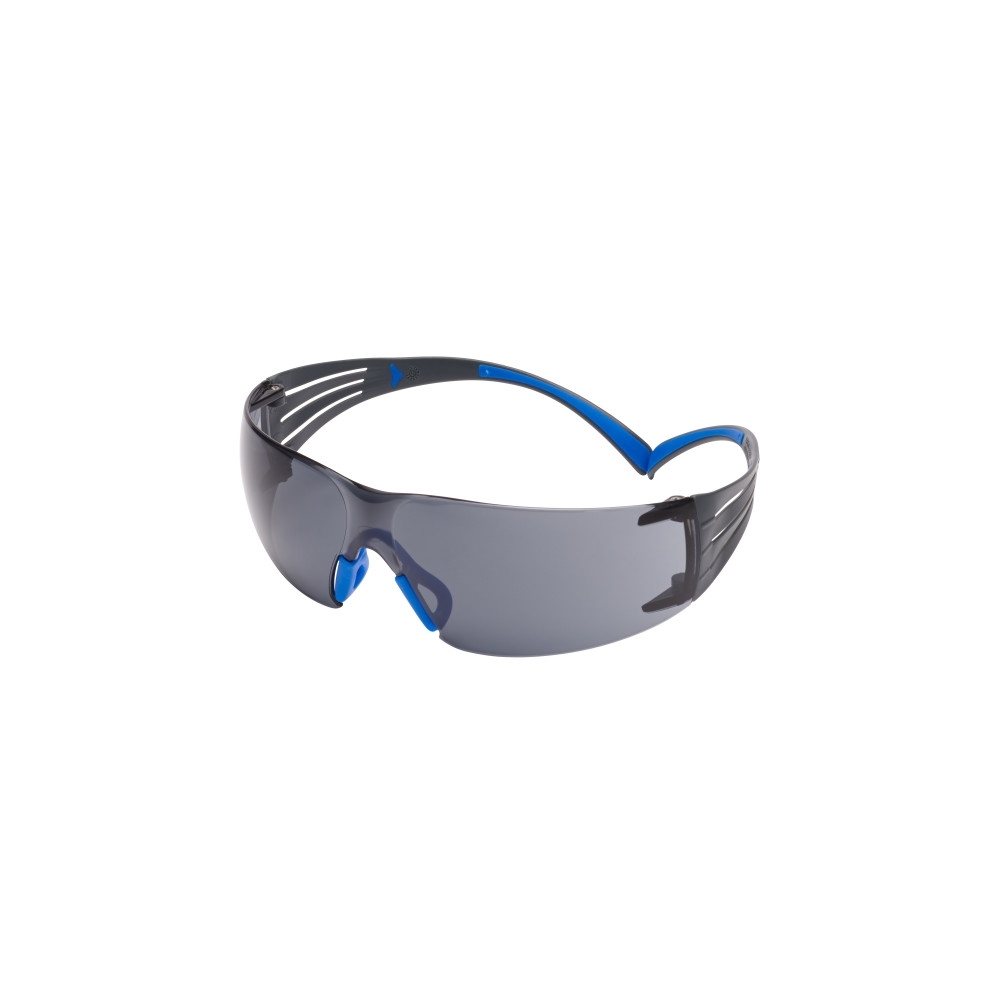 Occhiali 3M, SF402SGAF-BLU, lenti grigie, montatura blu/grigia, non indossati