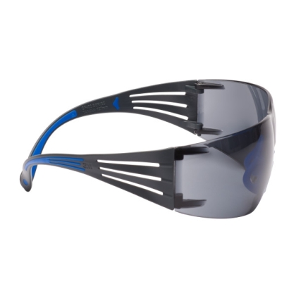 Occhiali 3M, SF402SGAF-BLU, lenti grigie, montatura blu/grigia, non indossati
