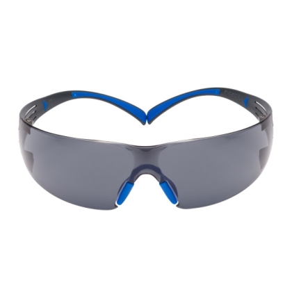 Occhiali 3M, SF402SGAF-BLU, lenti grigie, montatura blu/grigia, non indossati
