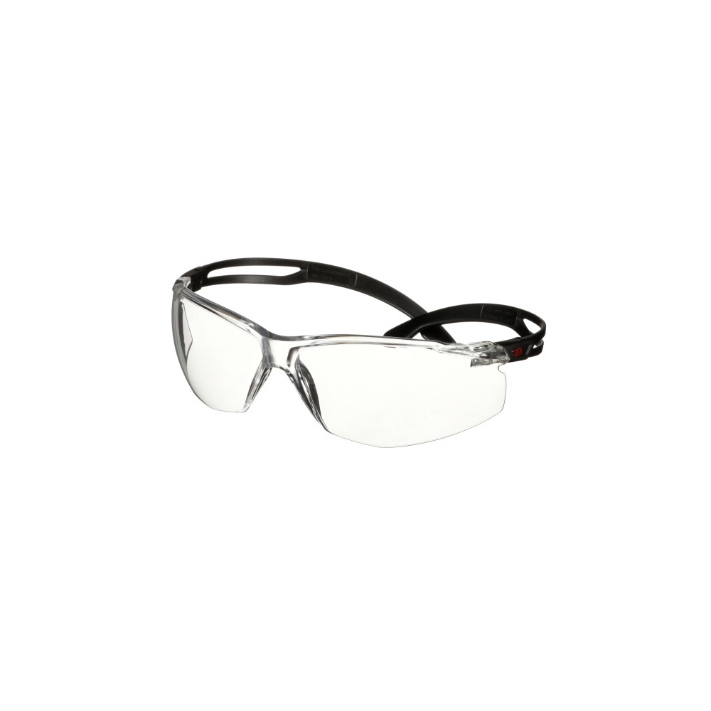 Occhiali 3M, SF501ASP-BLK-EU, lenti trasparenti, montatura nera, non indossati