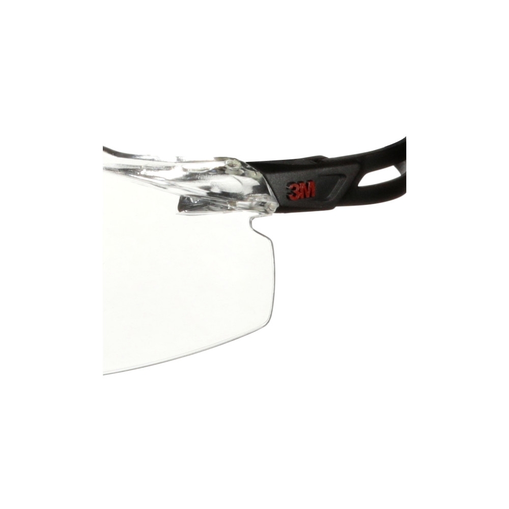 Occhiali 3M, SF501ASP-BLK-EU, lenti trasparenti, montatura nera, non indossati
