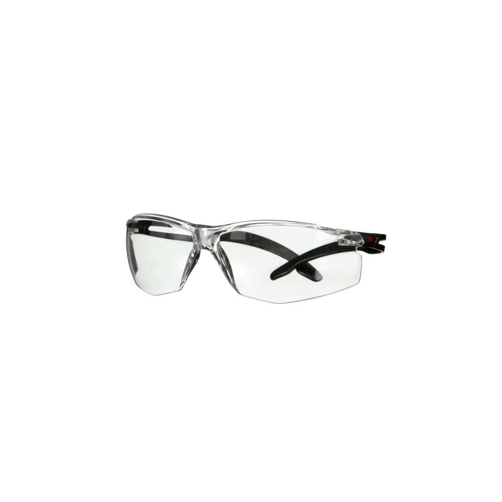 Occhiali 3M, SF501ASP-BLK-EU, lenti trasparenti, montatura nera, non indossati