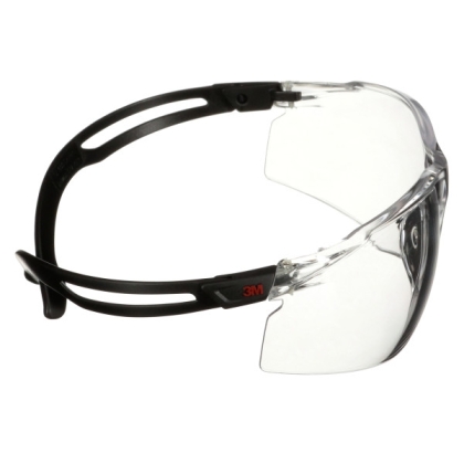 Occhiali 3M, SF501ASP-BLK-EU, lenti trasparenti, montatura nera, non indossati