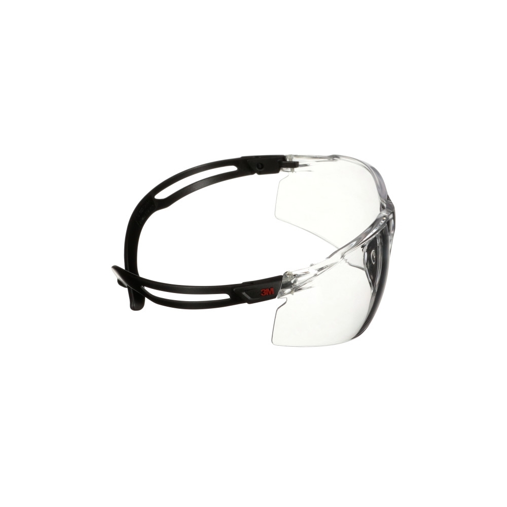 Occhiali 3M, SF501ASP-BLK-EU, lenti trasparenti, montatura nera, non indossati