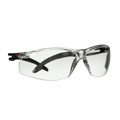 Occhiali 3M, SF501ASP-BLK-EU, lenti trasparenti, montatura nera, non indossati