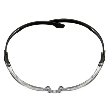 Occhiali 3M, SF501ASP-BLK-EU, lenti trasparenti, montatura nera, non indossati