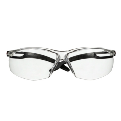 Occhiali 3M, SF501ASP-BLK-EU, lenti trasparenti, montatura nera, non indossati