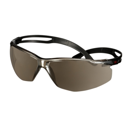 Occhiali 3M, SF509AF-BLK, lente a specchio argento, montatura nera, non indossati