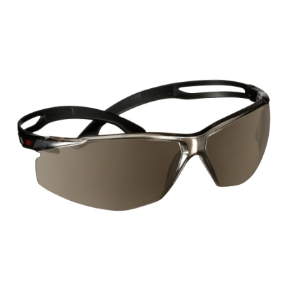 Occhiali 3M, SF509AF-BLK, lente a specchio argento, montatura nera, non indossati