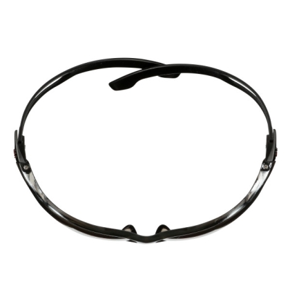 Occhiali 3M, SF509AF-BLK, lente a specchio argento, montatura nera, non indossati