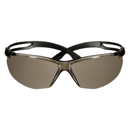 Occhiali 3M, SF509AF-BLK, lente a specchio argento, montatura nera, non indossati