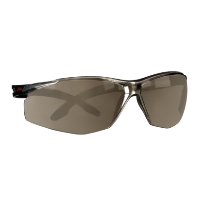 Occhiali 3M, SF509AF-BLK, lente a specchio argento, montatura nera, non indossati