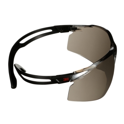 Occhiali 3M, SF509AF-BLK, lente a specchio argento, montatura nera, non indossati