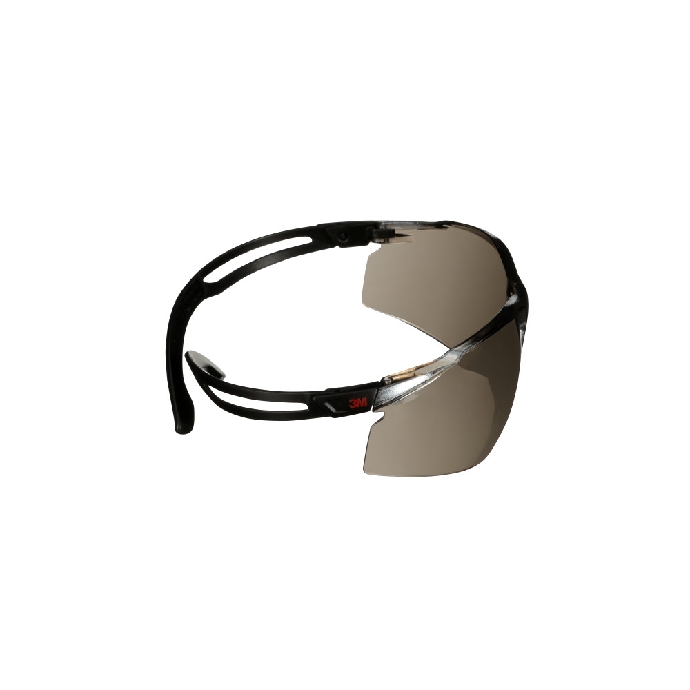 Occhiali 3M, SF509AF-BLK, lente a specchio argento, montatura nera, non indossati