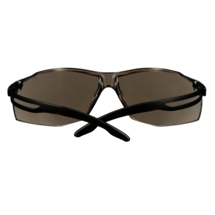 Occhiali 3M, SF509AF-BLK, lente a specchio argento, montatura nera, non indossati