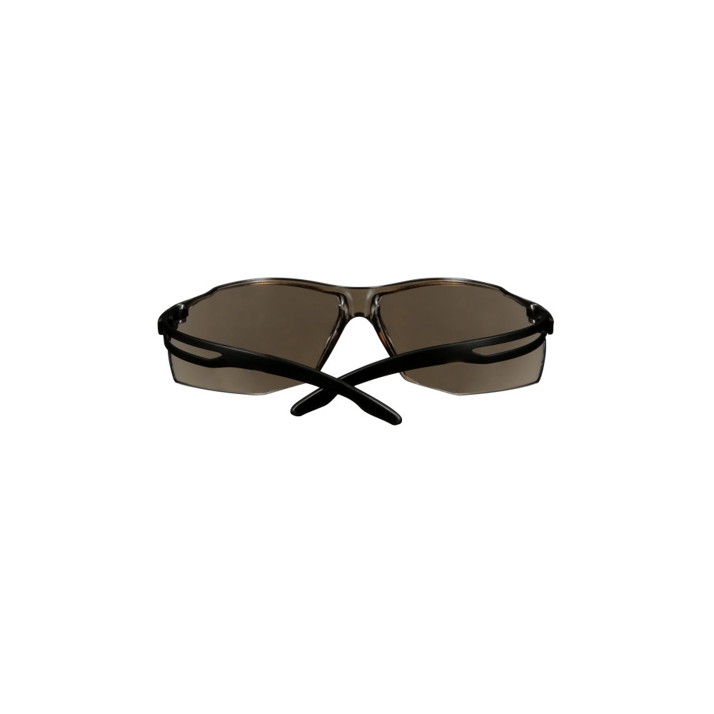 Occhiali 3M, SF509AF-BLK, lente a specchio argento, montatura nera, non indossati