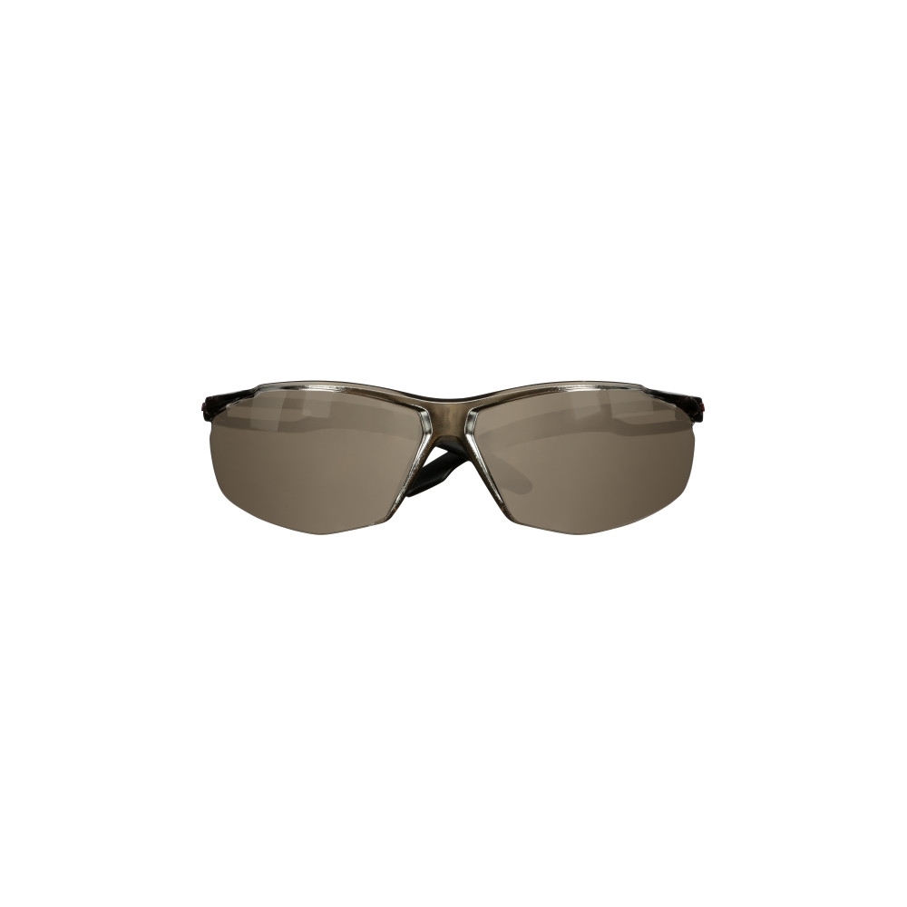 Occhiali 3M, SF509AF-BLK, lente a specchio argento, montatura nera, non indossati