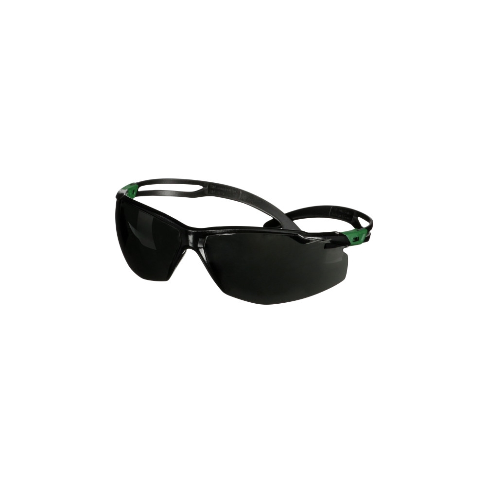 Occhiali 3M, SF550ASP-GRN-EU, lente grigia, montatura verde/nera, non indossati