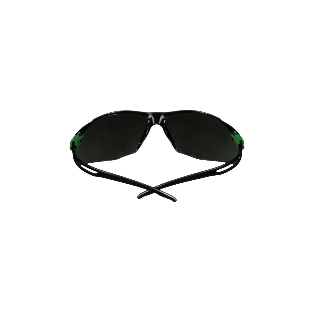Occhiali 3M, SF550ASP-GRN-EU, lente grigia, montatura verde/nera, non indossati