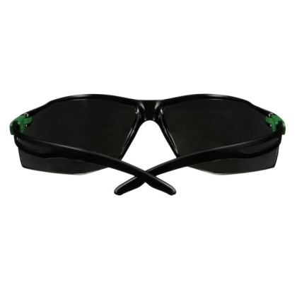 Occhiali 3M, SF550ASP-GRN-EU, lente grigia, montatura verde/nera, non indossati