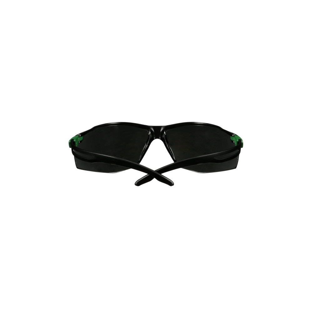 Occhiali 3M, SF550ASP-GRN-EU, lente grigia, montatura verde/nera, non indossati
