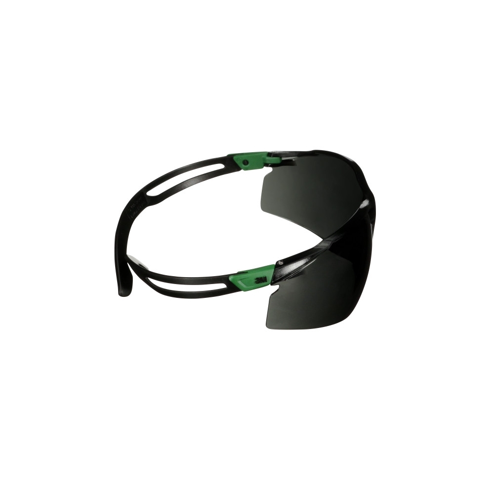 Occhiali 3M, SF550ASP-GRN-EU, lente grigia, montatura verde/nera, non indossati