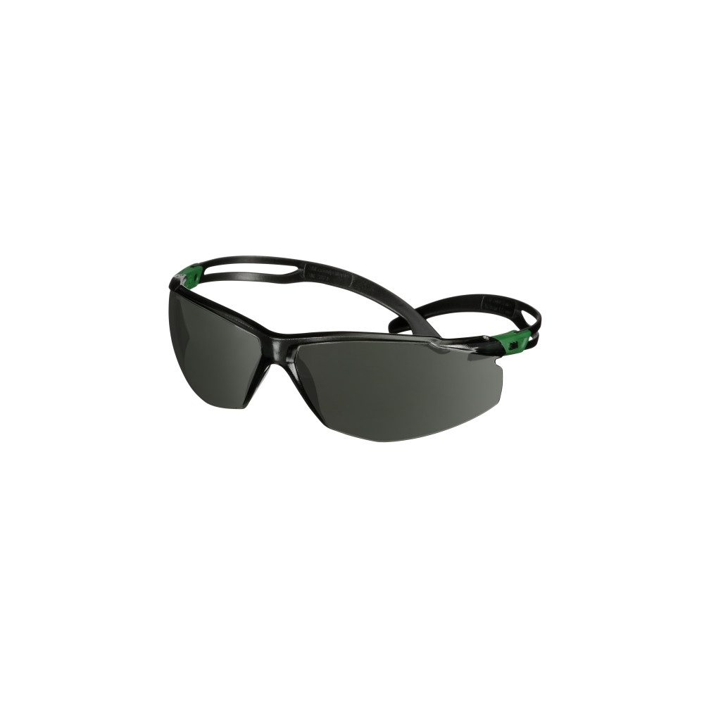 Occhiali 3M, SF530ASP-GRN-EU, Lente grigia, montatura verde/nera, non indossati