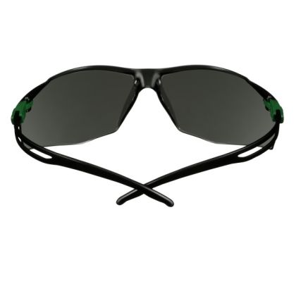 Occhiali 3M, SF530ASP-GRN-EU, Lente grigia, montatura verde/nera, non indossati