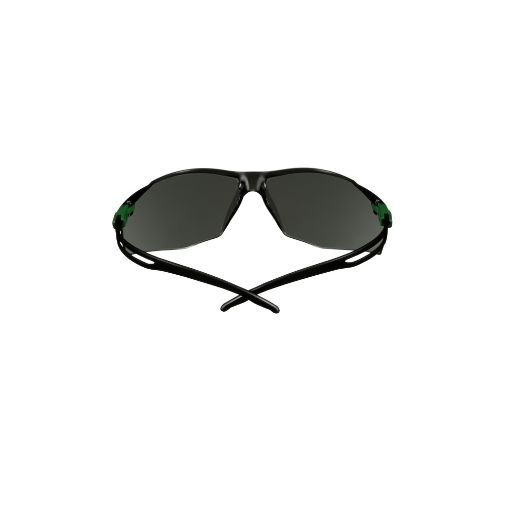 Occhiali 3M, SF530ASP-GRN-EU, Lente grigia, montatura verde/nera, non indossati
