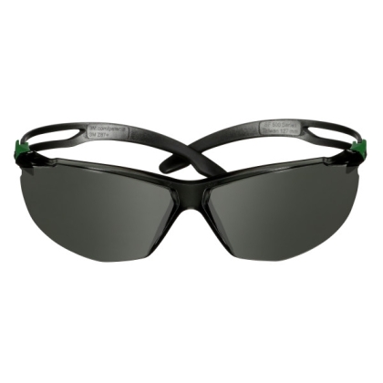 Occhiali 3M, SF530ASP-GRN-EU, Lente grigia, montatura verde/nera, non indossati