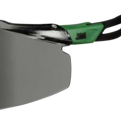Occhiali 3M, SF530ASP-GRN-EU, Lente grigia, montatura verde/nera, non indossati