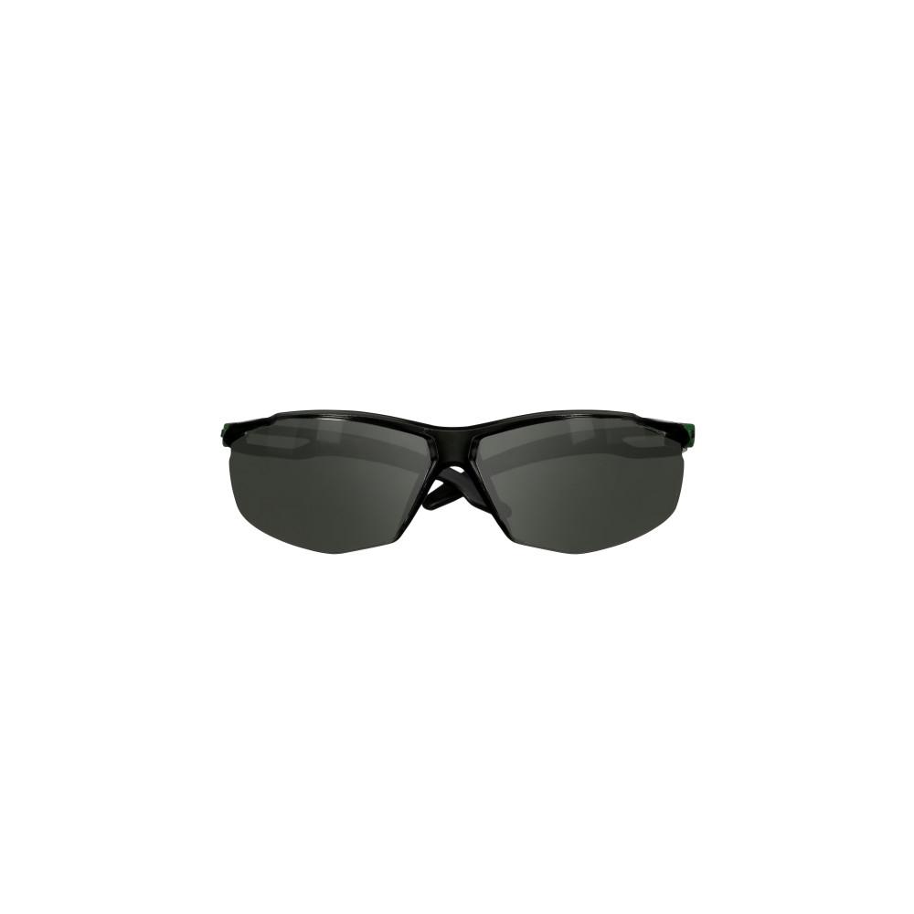 Occhiali 3M, SF530ASP-GRN-EU, Lente grigia, montatura verde/nera, non indossati