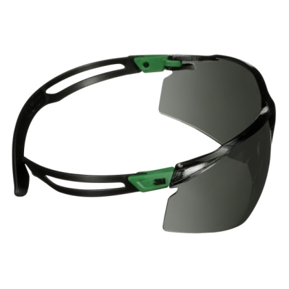 Occhiali 3M, SF530ASP-GRN-EU, Lente grigia, montatura verde/nera, non indossati