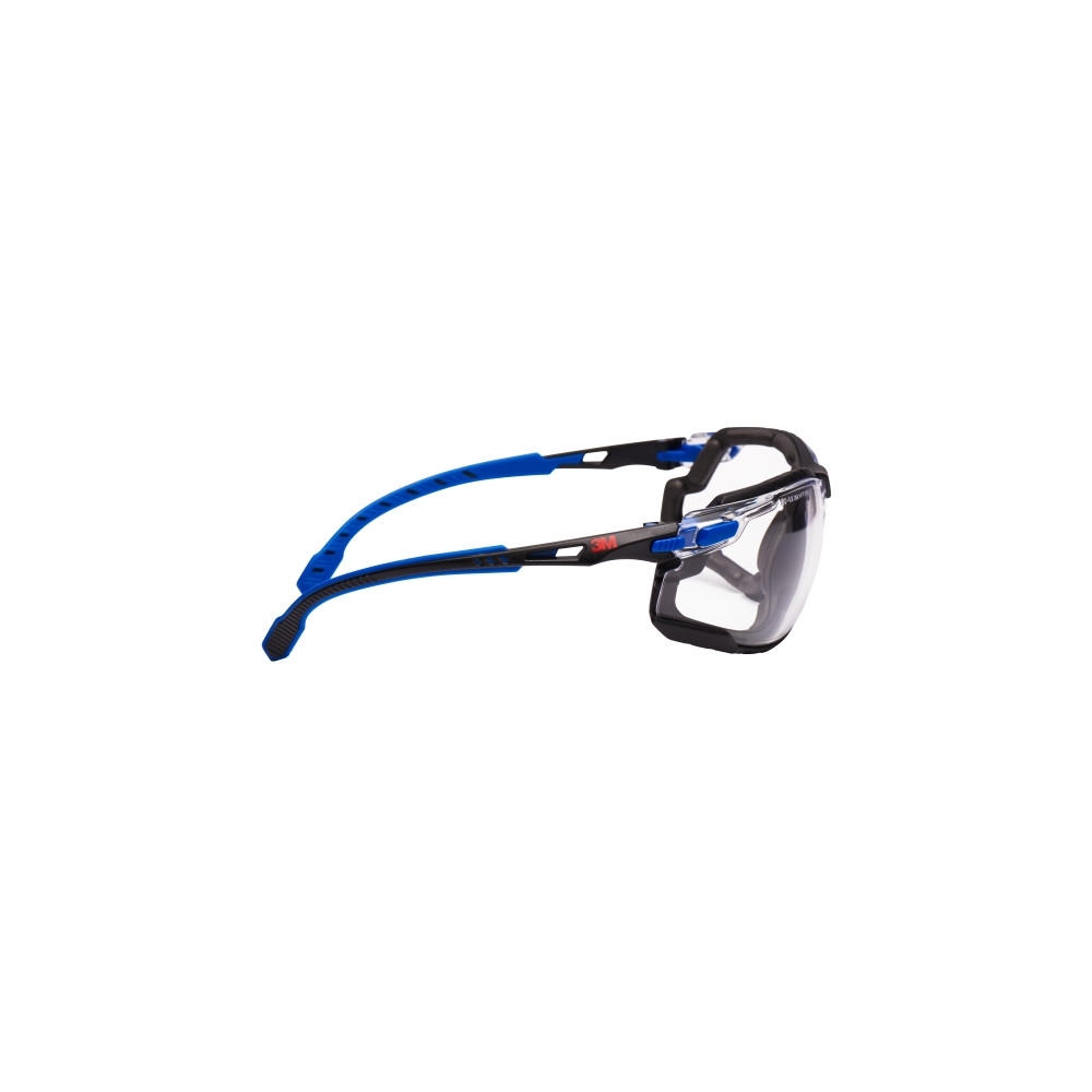 Occhiali 3M, S1101SGAFKT-EU, Kit Solus 1000, lenti trasparenti, montatura blu/nera, non indossati