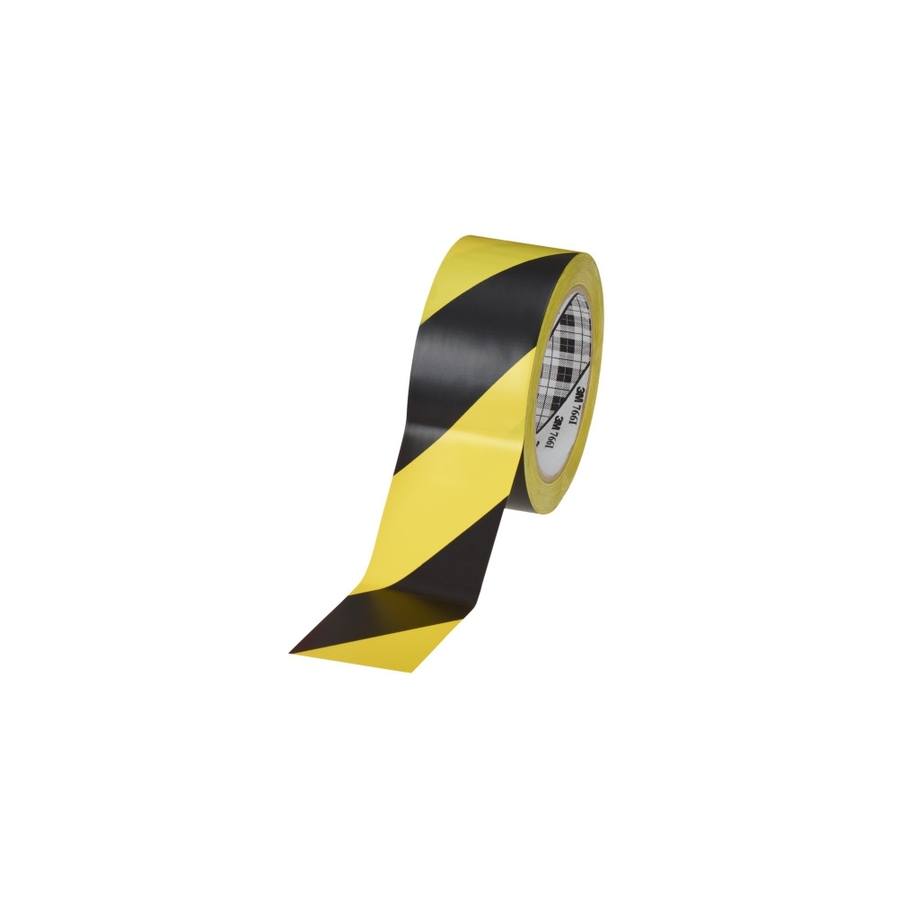 Nastro vinilico, 3M, 766, colore giallo/nero, 50 mm x 33 m