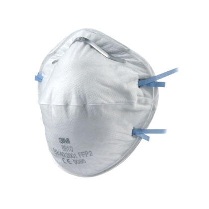 Respiratore 3M 8810, antipolvere, senza valvola, bianca, non indossata, serie 8000