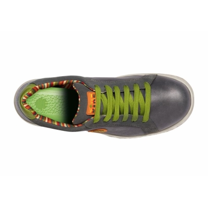 Scarpe antinfortunistiche, Dike Primato Progress, DIK31612.201, colore grigio, lacci verdi , suola marrone, non indossate