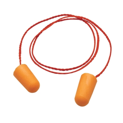 Inserti auricolari, 3M, 1110, colore arancione, con cordicella, protezione 35 dB
