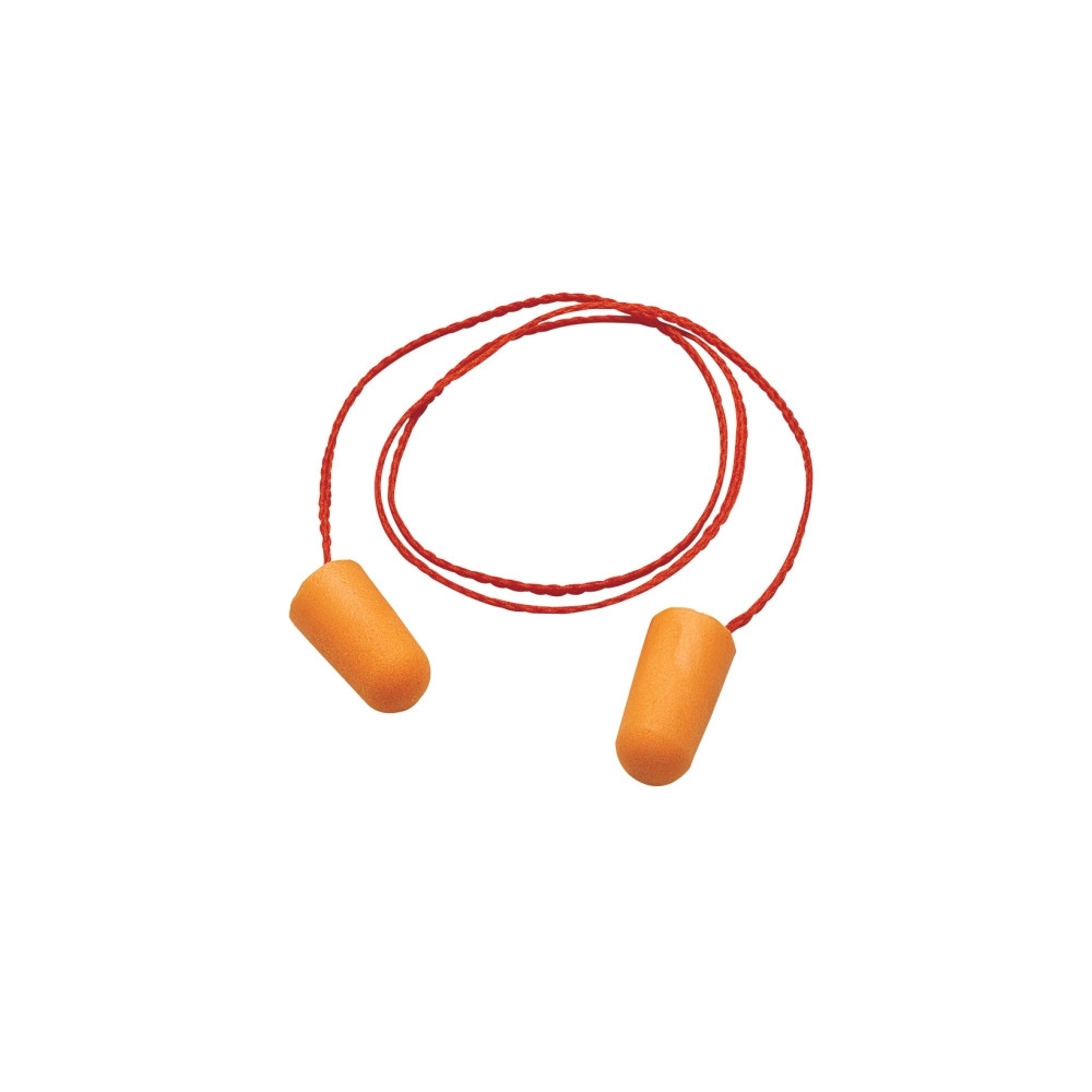 Inserti auricolari, 3M, 1110, colore arancione, con cordicella, protezione 35 dB